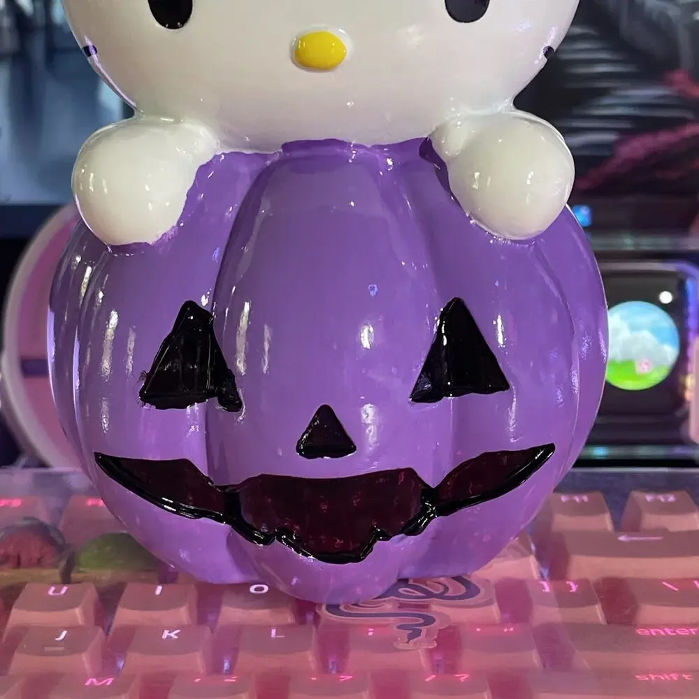 Hello Kitty Halloween Soap Pump Pumpkin Pink Lotion Dispenser Purple 2024 Sanrio